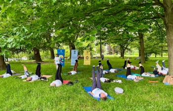 International Day of Yoga 2024 celebrations at Locarno on 02 June 2024